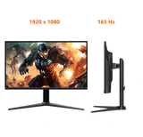 27 Inch Gaming Monitor, FHD 1080P, 165Hz, VESA Compatible, Adaptive sync, 1ms Response | [XL] Andromeda Insights Gaming Mousepad