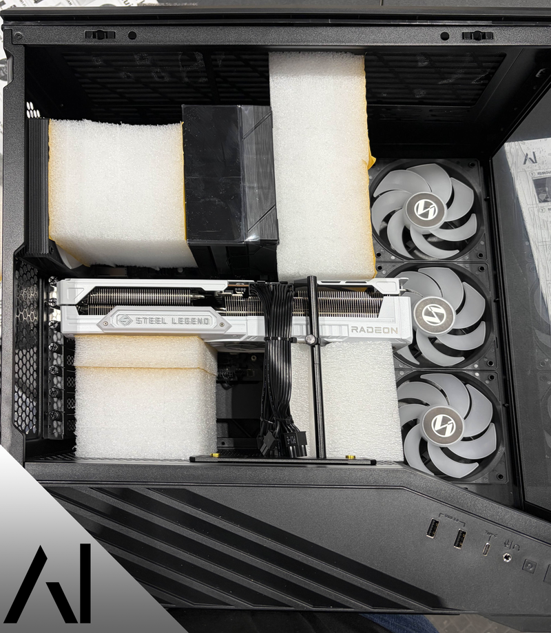 2b. Secure Internal Components with Foam Blocks