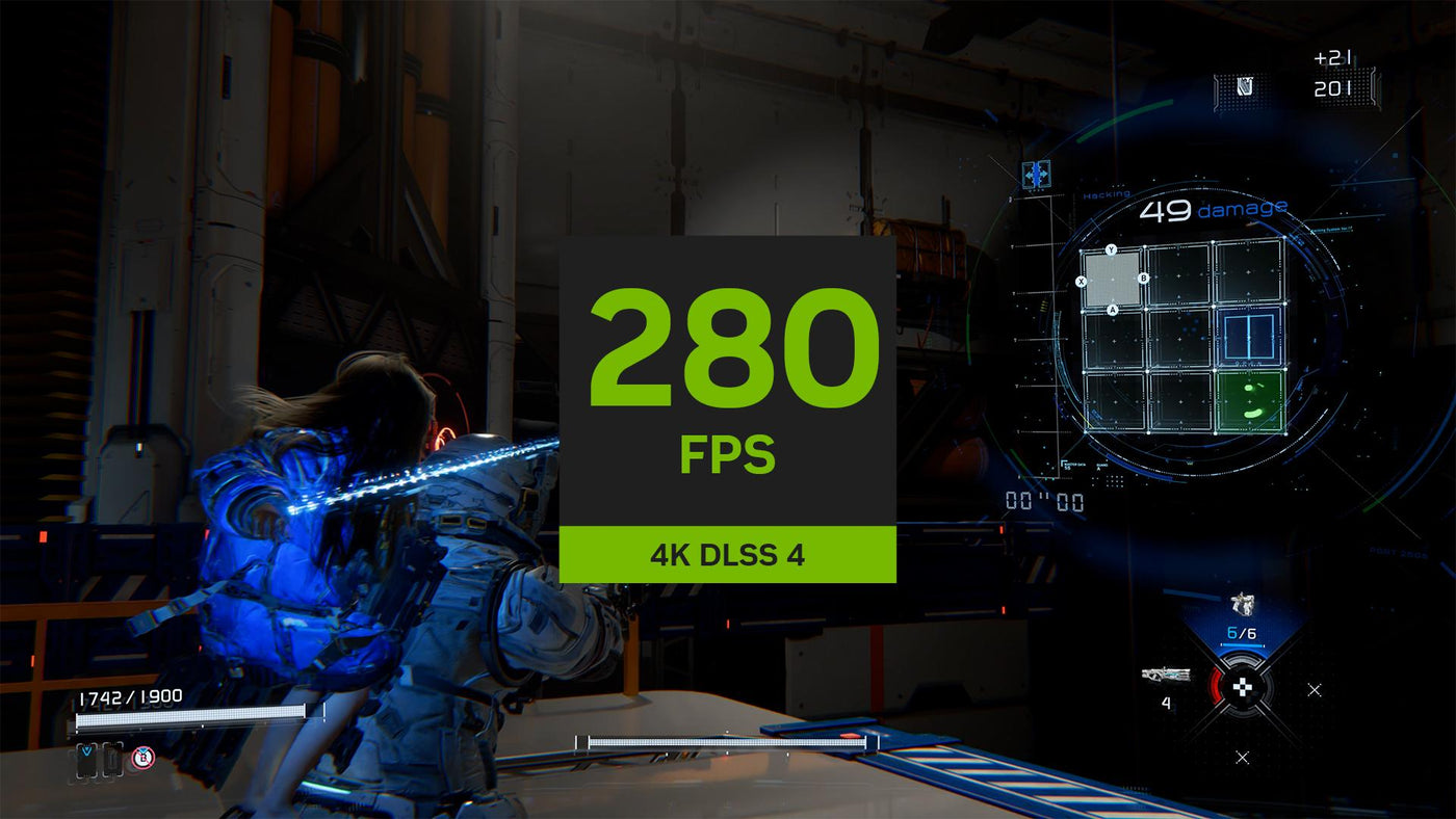 PRAGMATA 4K DLSS 4 at 280 FPS